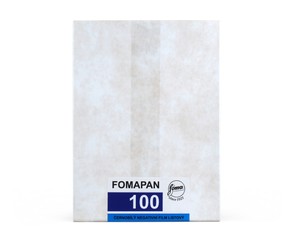 Фотопленка Foma Fomapan 100 5x7", ч/б негативная, 50 листов