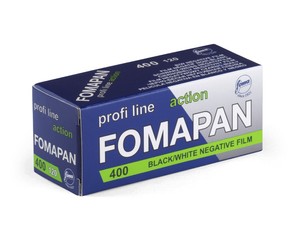 Фотопленка Foma Fomapan 400 (120) ч/б негативная