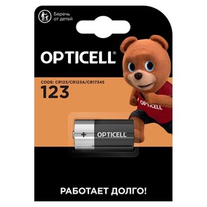 Батарейка Opticell Specialty CR123, 1 шт.