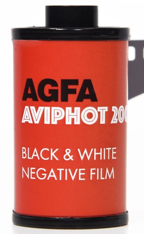 Фотопленка SFL Agfa Aviphot Pan 200 (135/12) ч/б негативная в кассете