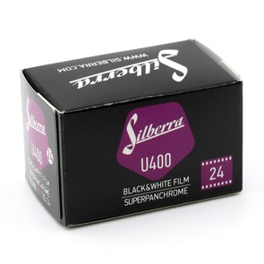 Фотопленка Silberra U400 (135/24) ч/б негативная в кассете