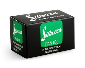 Фотопленка Silberra PAN 100 (135/24) ч/б негативная в кассете