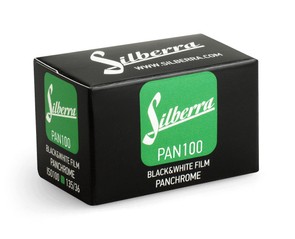 Фотопленка Silberra PAN 100 (135/36) ч/б негативная в кассете
