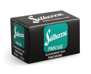 Фотопленка Silberra PAN 160 (135/36) ч/б негативная в кассете