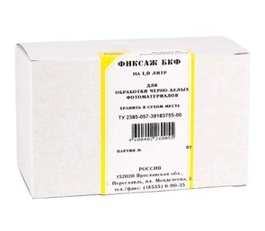 Фиксаж Славич БКФ для фотопленок и фотобумаги на 1 л