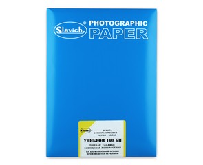 Фотобумага Славич "Унибром 160 БП" 10х15 / 25 л., тонкая, гладкая, глянцевая, контрастная